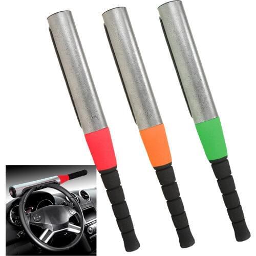 61cm Car Anti Theft Steel Steering Wheel Lock Baseball Bat Style Locks Universal For Cars Van Vehicles Steel Steering Wheel Lock