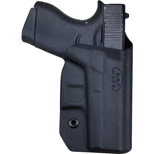 OWB Kydex Gun Holster Custom Fit: Glock 43 / Glock 43X (Gen 1-5) Pistol - Outside Waistband Carry Pistol Case