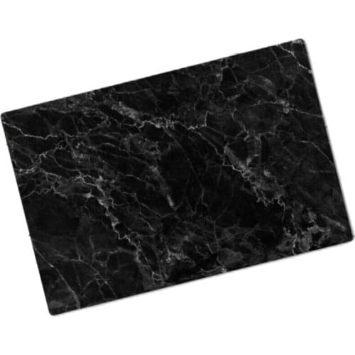 Black-White Marble Looking Glass Cutting Board