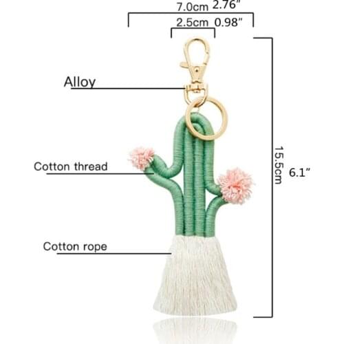 Colored Key Ring Novelty Hand Woven Multifunctional Keychain Excellent Present Storage Car Door Home Key Tool