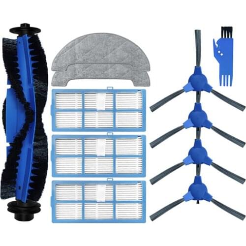 For Proscenic 850T Vacuum Cleaner Main Brush Side Brush HEPA Filter Mop Cloth Rags Roll Brush Replacement Parts