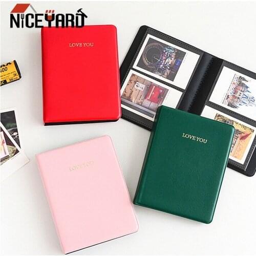 NICEYARD Photo Albums Photography Albums For Fujifilm Instax Mini 8 Film Polaroid Mini Instant Picture Case Storage 64 Pockets