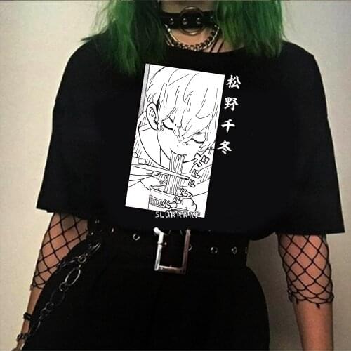 Anime Tokyo Revengers Matsuno Chifuyu Slurrrrp Graphic T Shirt Harajuku Short Sleeve Male T-shirt