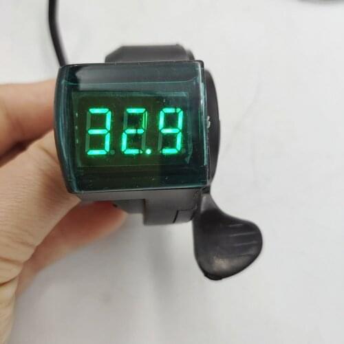 Battery voltage indicator 12-120v Thumb/FInger Shifter With Digital Display Part For Electric Scooter Electric Bike MTB TRICYCLE
