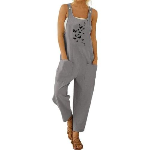 Pregnant Women Appliques Overalls Jumpsuits Pregnancy Rompers Clothings Plus Size Loose Maternity Strap Pant Trousers Clothes