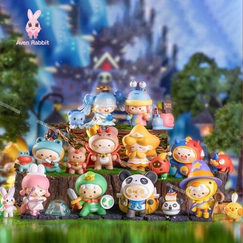 Mini Quest Blind Box Toys for Kids Random Figure Action Caja Sorpresa Surprise Box Cute Model Collection Doll Birthday Gift