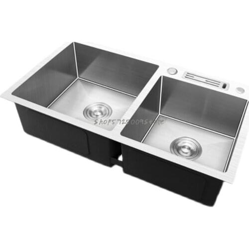 German Handmade Sink 304 Stainless Steel Kitchen Sink With Knife Holder Sink Double Sink Sink Set