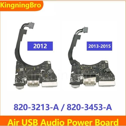 Original USB Power Audio Board 820-3213-A 820-3453-A DC Jack For Macbook Air 11" A1465 2012 2013 2014 2015 Years