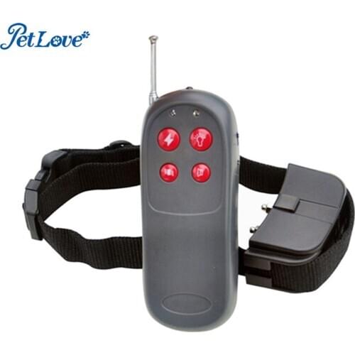 Remote Control Pet Training Collar -250 Meters Warning Tone Static Shock and Vibration Battery Dog Collar