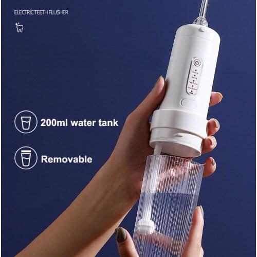 Portable Irrigator For Teeth Rechargeable Dental Water Flosser Cordless Dental Spa Oral Irrigator Adult Mouth Washing Machine