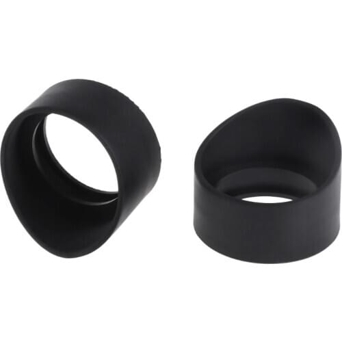 2Pcs 34mm Diameter Rubber Eyepiece Cover Guards for Stereo Microscope Telescope