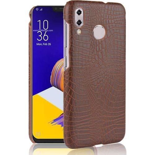 SUBIN New Case For ASUS ZenFone 5 (2018, ZE620KL) 6.2" Crocodile Skin PU Leather Back Cover Phone Protective Case phonebag