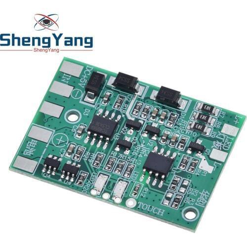 DC LED with charging protection TC4056 TP4056 touch dimming lamp control panel DIY repair general desk lamp circuit