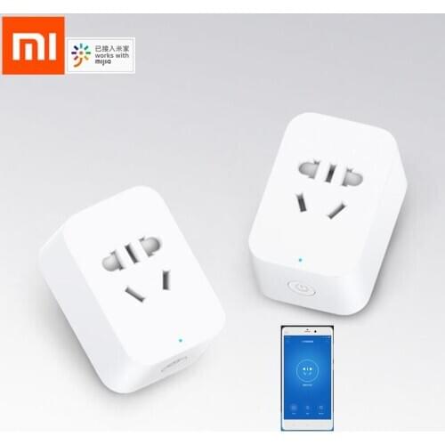 New Xiaomi Mijia Smart Socket 2th Bluetooth Gateway Version Wireless Remote Control Sockets Adaptor Power On And Off With Phone