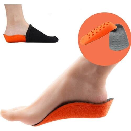 1pair Increase Height Insoles Women High Heel Insert Pads Lift 2.5cm Wearable with Sock Foot Support Invisible Shock Absorption