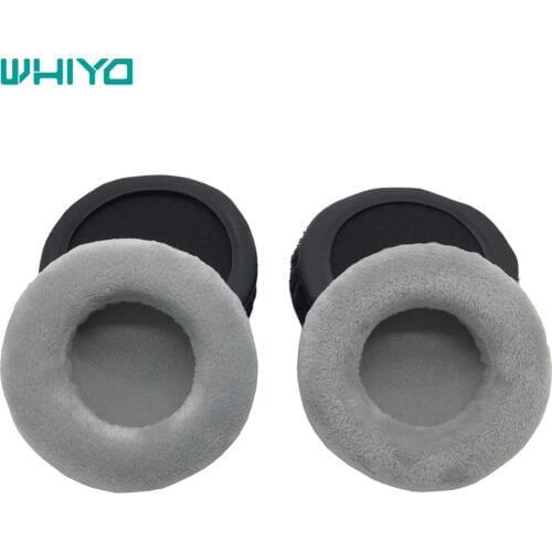Whiyo 1 Pair of Velvet Ear Pads Cushion Cover Earpads Earmuff Replacement Cups for Koss UR-30 UR.30 UR30 Headphones Accessories