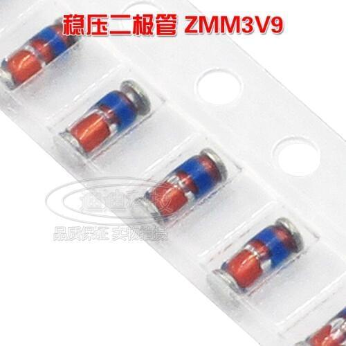 ZMM3V9 SOD80 LL34 1206 Cylindrical Glass 0.5W 3.9V New Patch Zener Diode