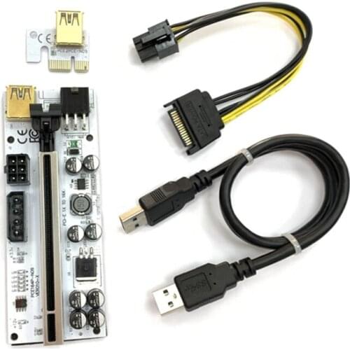 10PCS Riser USB 3.0 PCI-E Riser VER010-X Express Cable Riser for Video Card X16 Extender PCI-E Riser Card for Mining