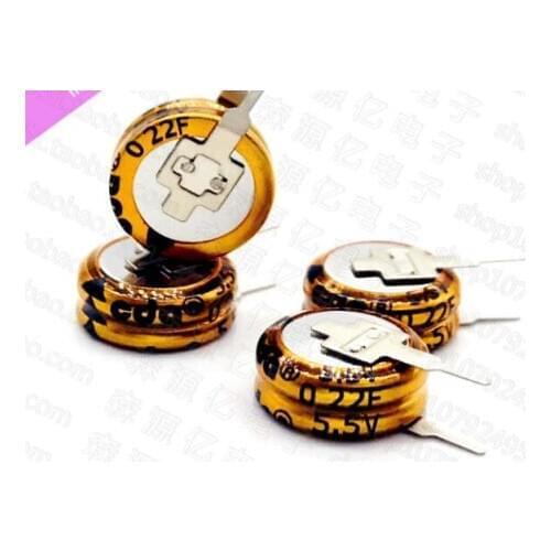 10PCS 5.5V 0.22F V Type 224V Vertical Type 5.5v0.22f 11.5*4.5*5