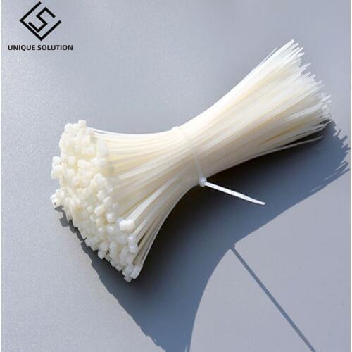 500pcs 3*150mm Fixed plastic strapping self-locking nylon cable tie belt Strapping Straps For Wires