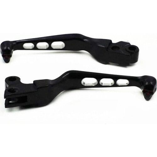 Black Skull Brake Clutch Lever for Harley Fat Boy Dyna Road King Ultra Glide 883