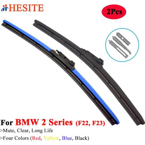 HESITE Colorful Wiper Blades For BMW 2 Series Active Tourer F45 F46 Coupe Xdrive Convertible 335i 2014 2015 2016 2017 2020 2022