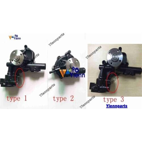 For Yanmar 3D84 4D84 4D88 4TNE84 4TNV84 4TNE88 4TNV88 Water Pump 129004-42001 129508-42001 Excavator Forklift Engine Parts