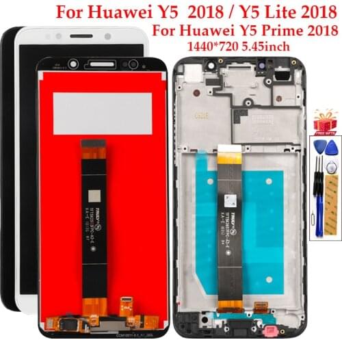 Display For Huawei Y5 Prime 2018 LCD Display Touch Screen Digitizer Assembly Replacement For Huawei Y5 Y 5 Lite 2018 LCD Screen