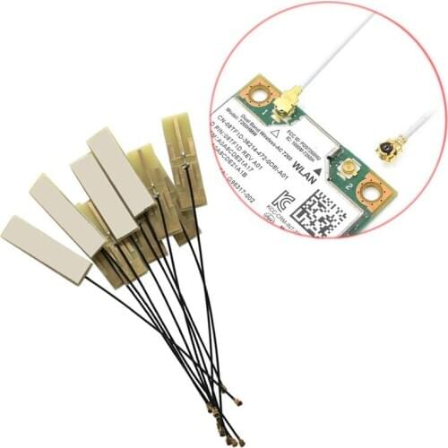 10pcs 2.4G 5G 5.8G Dual-Frequency Antenna Built-In PCB Laptop Notebook Wifi Internal IP Antenna For WiFi U.FL IPX FPV Supplies