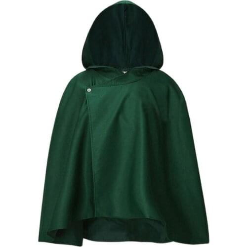 Cosplay Giants Cloak Allen Mikasa Captain Uniformed Cloak