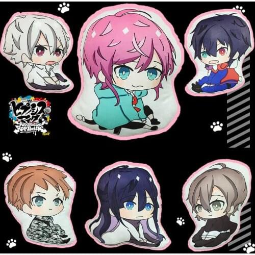 Hypnosis Microphone Cartoon Kawaii Sofa Cushion Pillow Division Rap Battle Anime Game Manga Peripheral Stuffed Plush Doll Toys