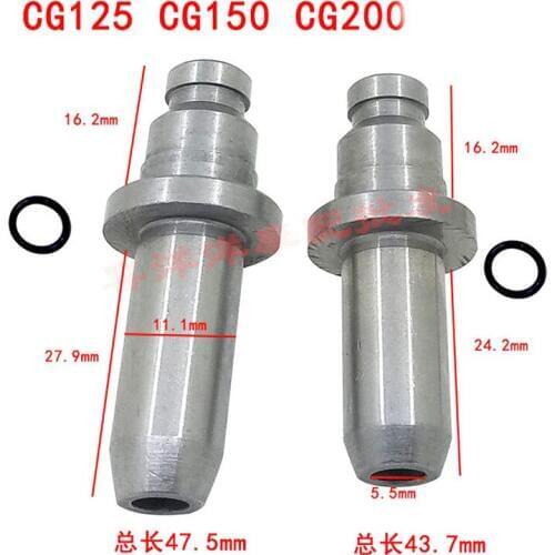 Motorcycle Engine Valve Intake Exhaust Stem Guide Duct For Honda GC125 CG150 CG200 CG 125 150 200 125cc 150cc 200cc
