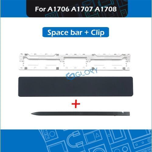 Laptop A1706 A1707 A1708 Space Bar Key Cap Keys for Macbook Pro Retina 13" 15" Late 2016 Mid 2017 Keycap w/ Clip Repair Keyboard