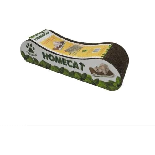 Scratching post for kittens HomeCat Mint wave Mini, 41 х 12 х 10 cm