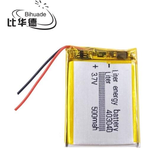 403040 3.7v 450mAh li-ion Lipo cells Lithium Li-Po Polymer Rechargeable Battery For Tachograph Car Bluetooth speaker Camera