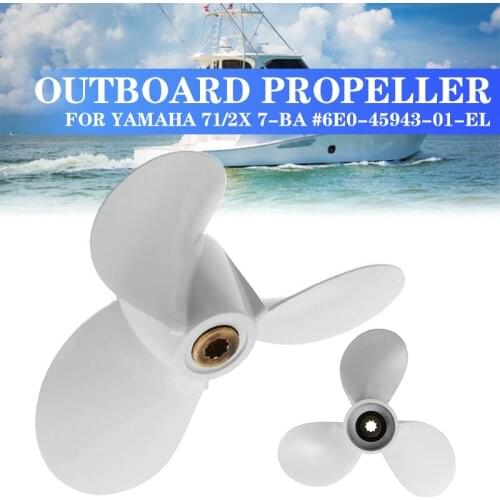 9.5CM Marine Boat Engine Propeller For Yamaha Outboard Engine Part 71/2X 7-BA 6E0-45943-01-EL Boat Parts Accessories