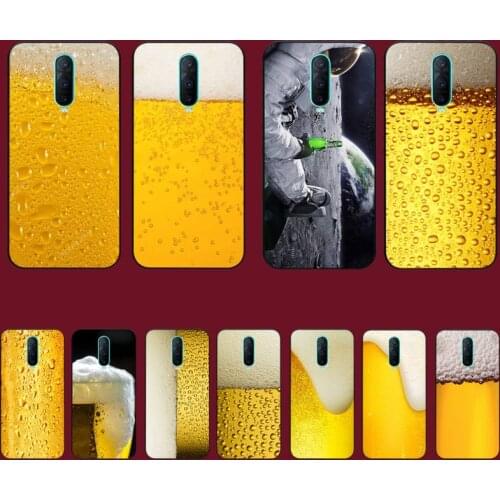 TOPLBPCS World Beers Alcohol Summer Bubble Phone Case for Vivo Y91C Y11 17 19 17 67 81 Oppo A9 2020 Realme c3