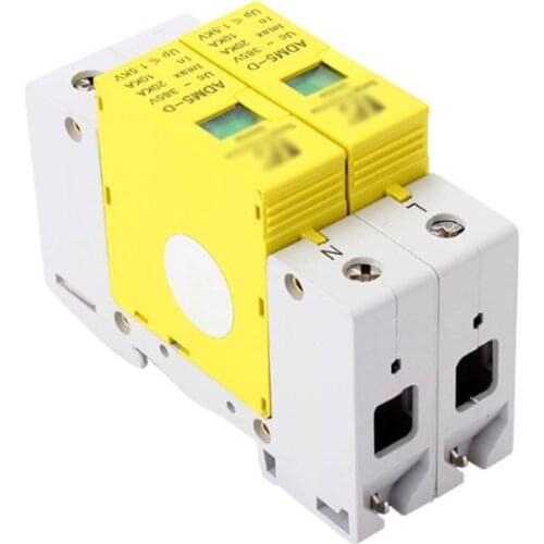 2P 10-20KA Din Rail Surge Protection ver Voltage Lightning Arrester SPD