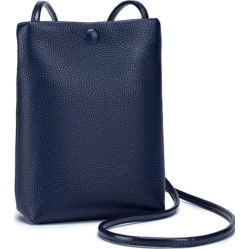 Soft Leather Mini Bucket Bag Small Handbags Women Bags For Cell Phone Shoulder Bag Female Crossbody Bag For Women Flap Bag