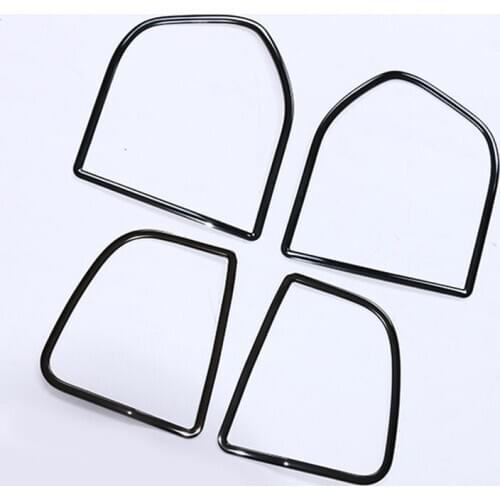 Car Door Speaker Ring Trims for Toyota Prius-A ZVW40 Durable Car Accessories SUS304 Car Audio Speaker Cover Sticker