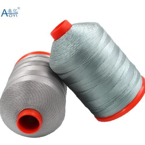 Aoyi 12 strand sewing thread polyester for leather and sofa sewing machine threads supplies 0.8mm sew thread machine good pull