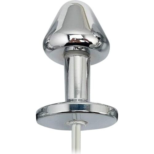 New G spot medical Sex Toy, Bi-polar electro shock Vaginal tight Huge Butt Plug Metal Anal beads Prostate Electrical Stimulation