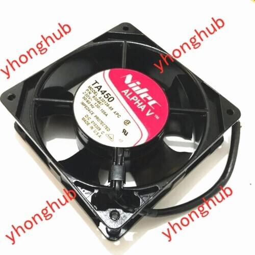 Nidec A30135-89 TA450 AC 230V 0.130A 5-wire 120x120x38mm Server Cooling Fan