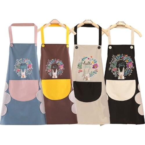Cooking Kitchen Apron Easter Waterproof For Woman Men Chef Waiter Cafe Shop BBQ Hairdresser Aprons Bibs Kitchen Accessory