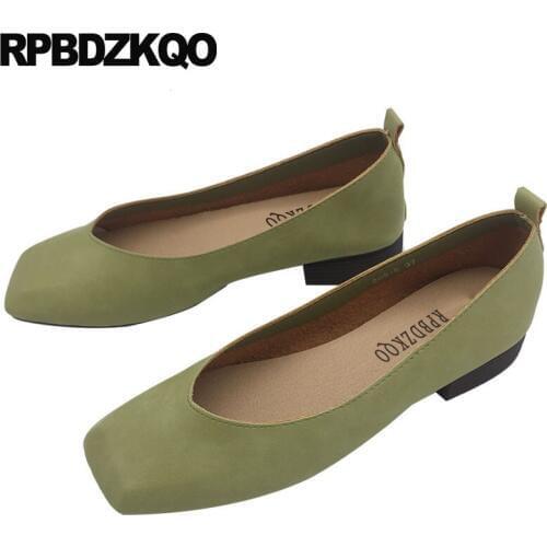 Slip on green retro work square toe china black ladies drop shipping women flats elderly 2019 traditional chinese shoes designer