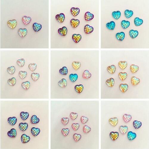 Resin 150pcs 12mm AB color heart Snakeskin grain flatback Scrapbooking for phone/diy craft C74*5