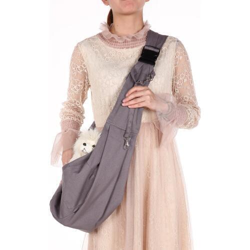 Pet Puppy Carrier Bags Outdoor Travel Dog Shoulder Bag Cotton Single Comfort Sling Handbag Tote Pouch