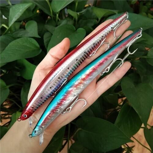 2pcs 17.5cm 30.8g minnow lures jerk minnow long cast minnow floating lure pesca jerkbaits