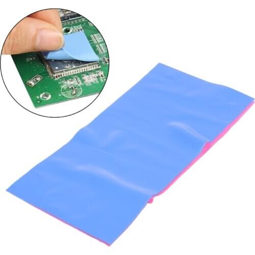 200*400*2mm Thermal Conductive Pad GPU CPU LED Heatsink Cooling Silicone Sheet