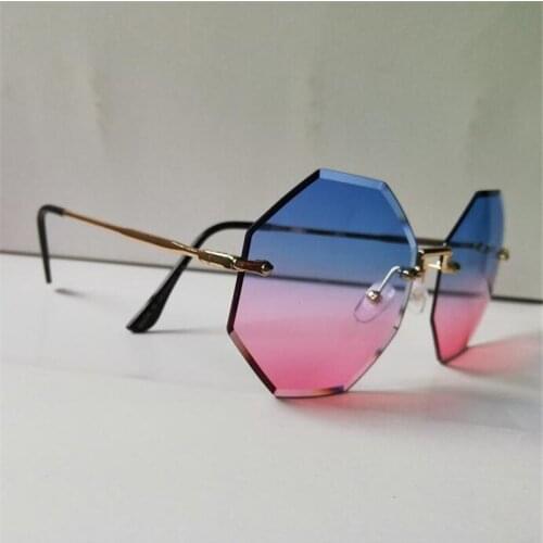KAPELUS Octagonal sunglasses, polygonal glasses, trimming sunglasses, metallic sunglasses bb01